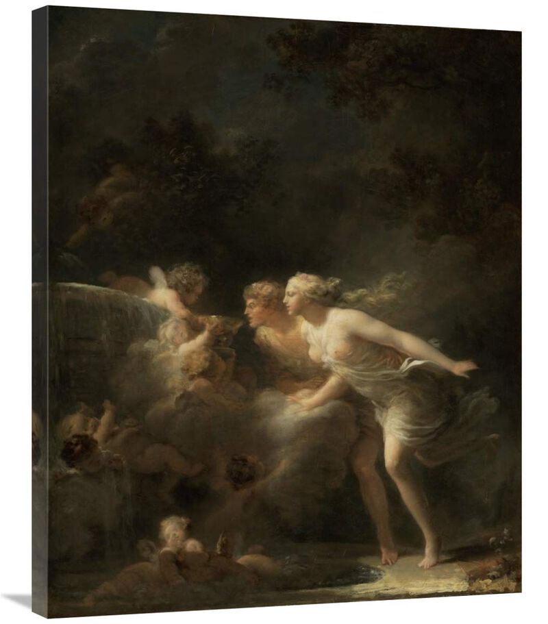 The Fountain of Love-Canvas Art-28x35