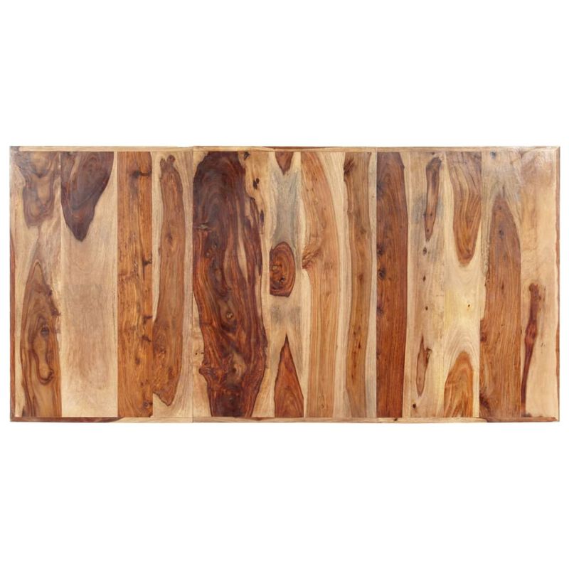 vidaXL Dining Table 70.9"x35.4"x29.9" Solid Sheesham Wood