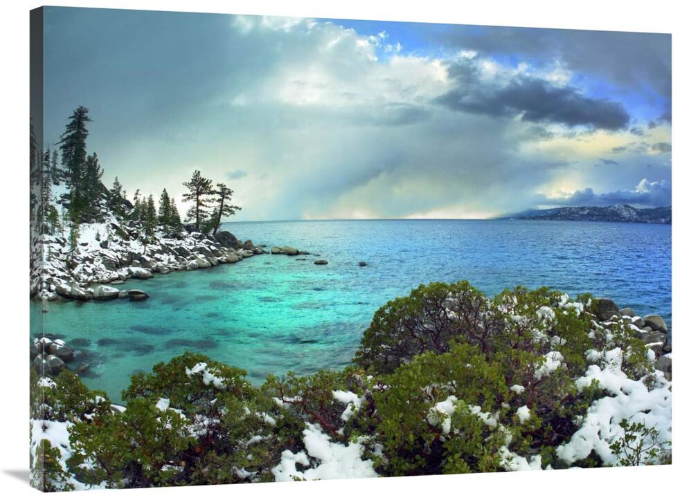Memorial Point, Lake Tahoe, Nevada-Canvas Art-40x30