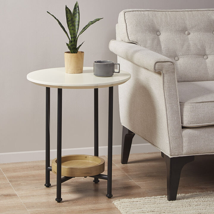 Gracie Mills Brisa Modern Oval End Table