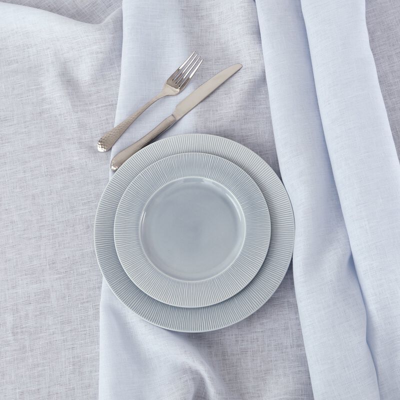 Solino Home 100% Pure Linen Tablecloth | Classic Hemstitch