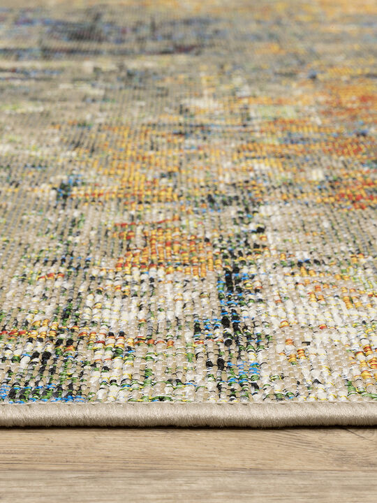 NAPLES 292X BEIGE/ORANGE 5X8