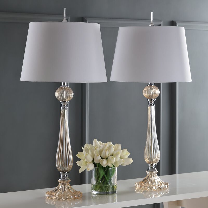 Chloe Glass LED Table Lamp