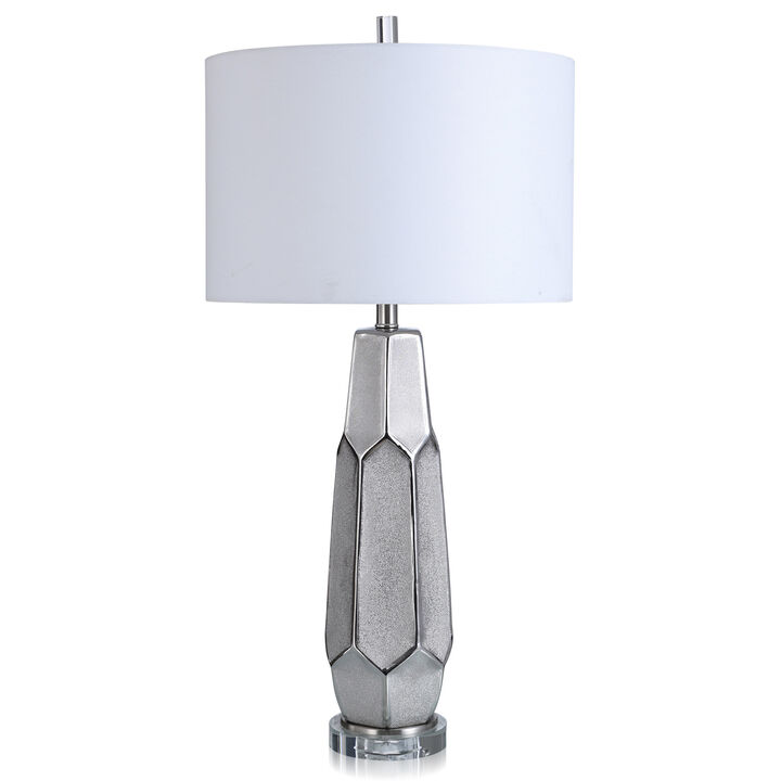 Silver Shimmer Table Lamp