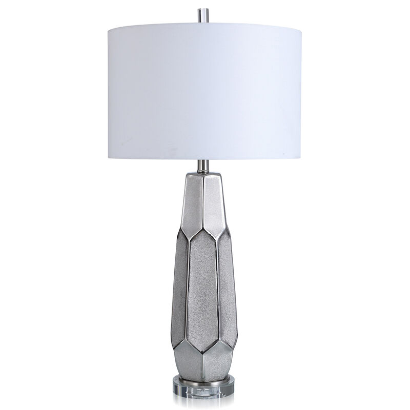 Silver Shimmer Table Lamp