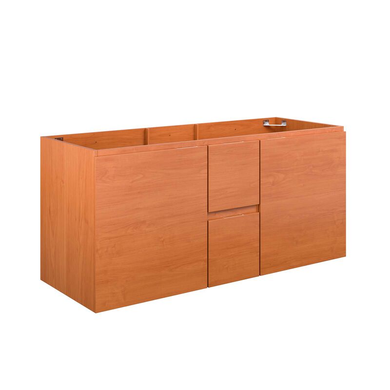 Scenic 48" Double Wall-Mount Bathroom Vanity Cabinet