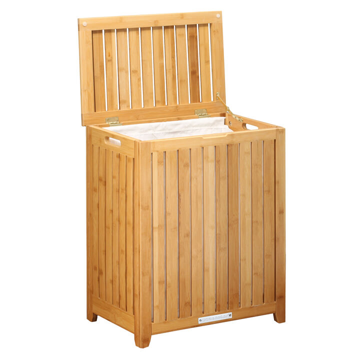 Oceanstar Design  SpaStyle Bamboo Laundry Hamper.