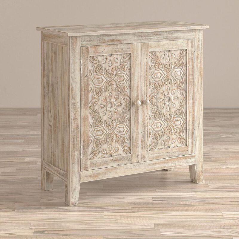 Jofran Hand Carved 32 Accent Chest