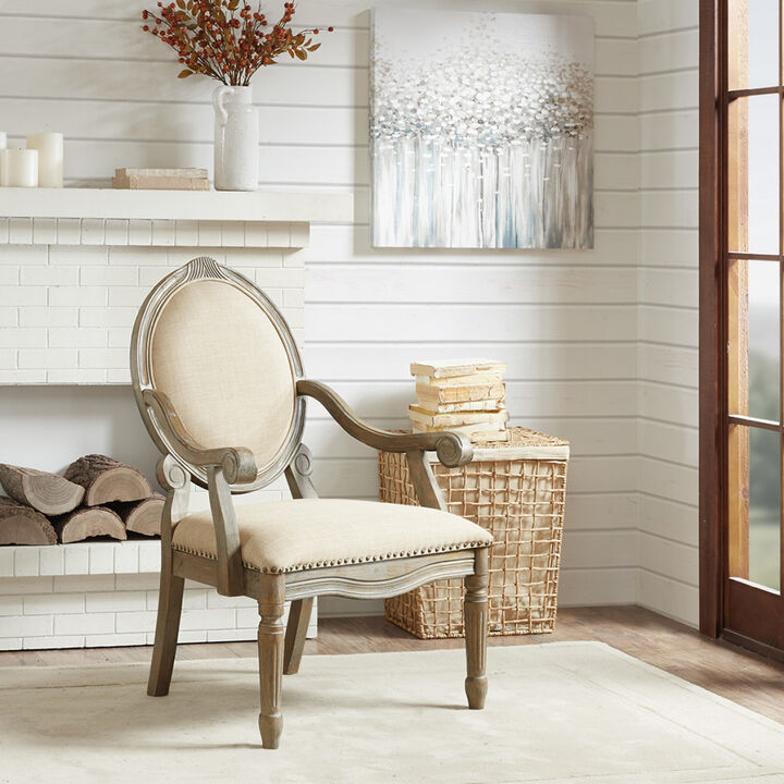 Brentwood Exposed Wood Armchair
