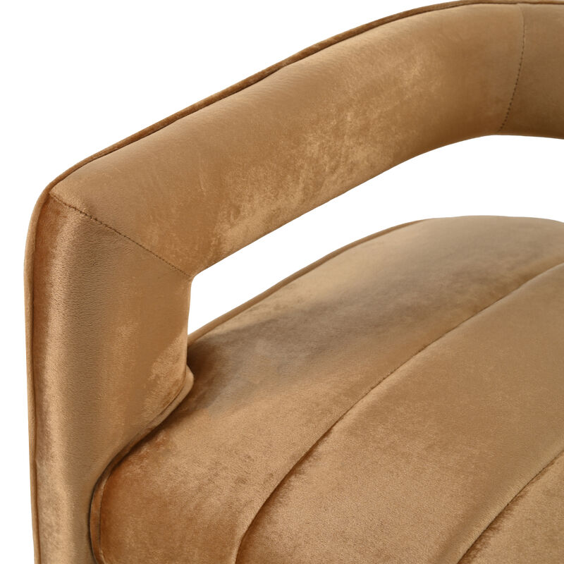 Merax Modern Velvet Accent Chair Home Chair