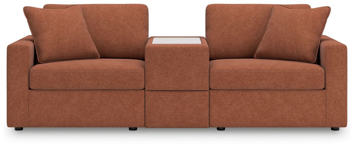 Modmax Spice 3-Piece Sectional with Storage Console