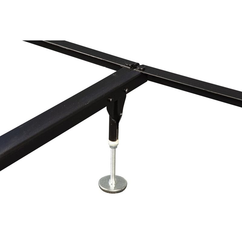Hollywood Bed Frame Bolt On Bed Rails Queen/Eastern King with center support and 2 Glides