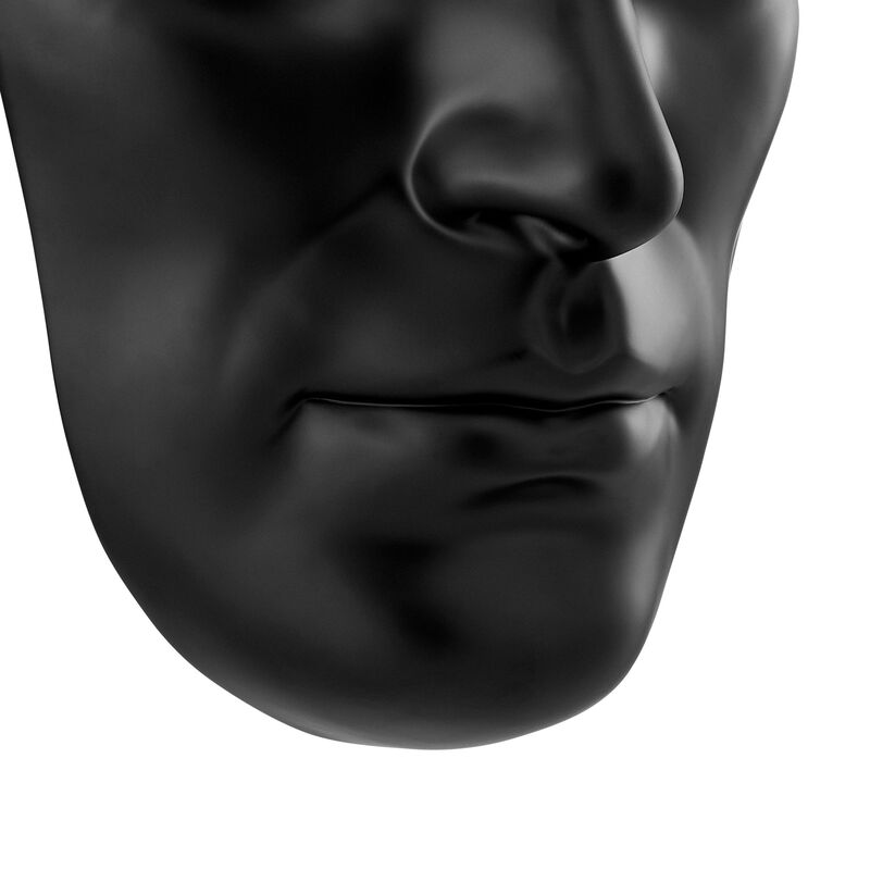 Sumerian Masculine Face Sculpture Resin Handmade