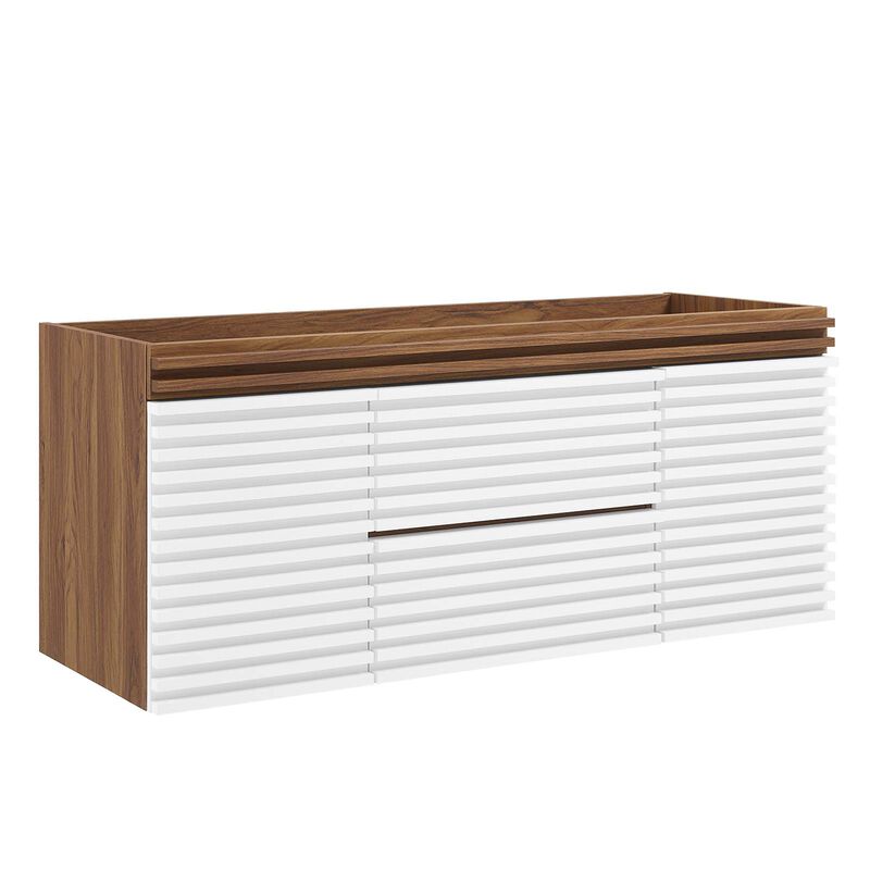 Render 48" Wall-Mount Bathroom Vanity Cabinet