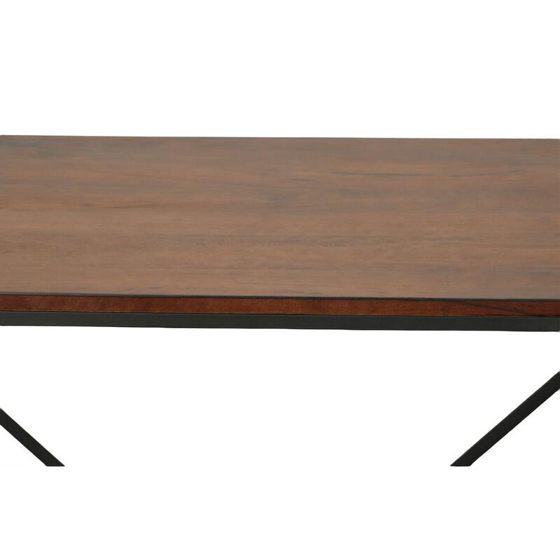 Carolina Living Aileen Bar Table - Chestnut/Black