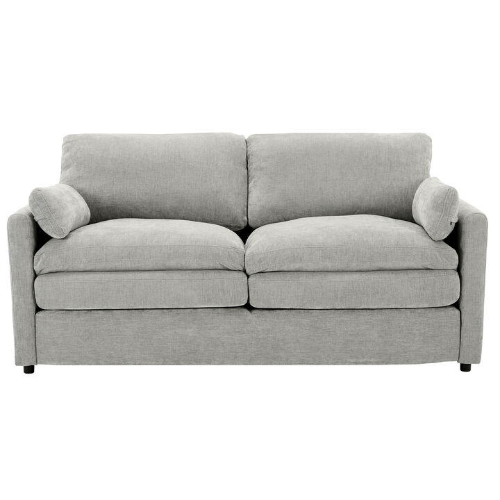Merax Upholstered Loveseat Sofa for Living Room