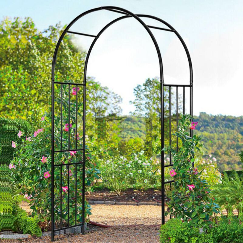 Hivvago 7.2 Feet Garden Decoration Climbing Plants Arch