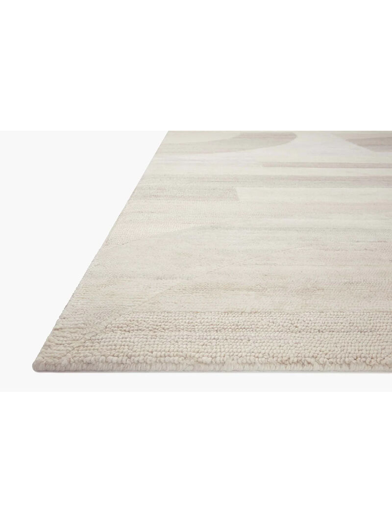 Elodie ELD01 Natural/Light Plum 4' x 6' Rug