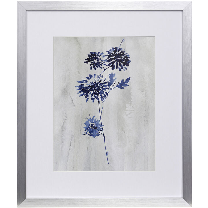 Indigo Botanical IV Framed Print