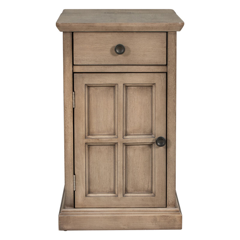 Merax Classic Multifunctional End Table with USB Ports