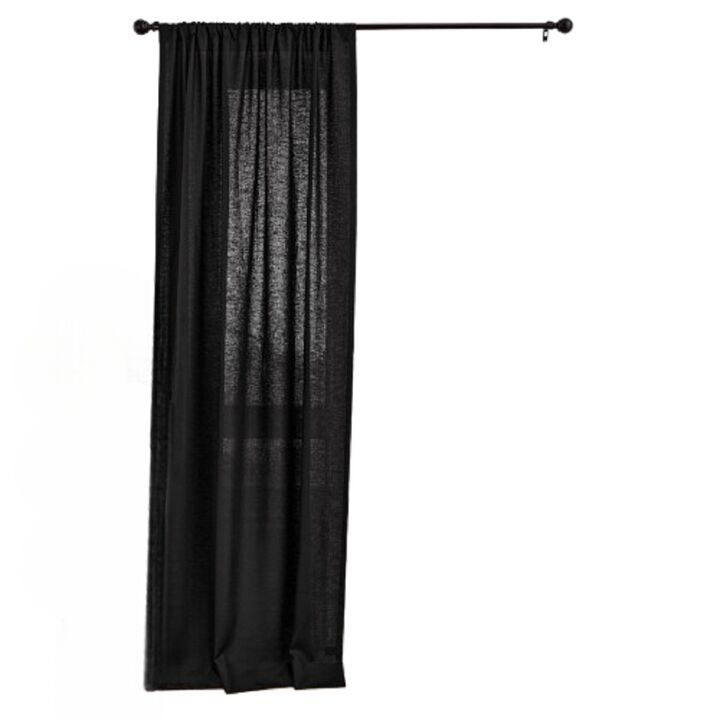 Solino Home 100% Pure Linen Curtain | Linen for Thanksgiving, Christmas