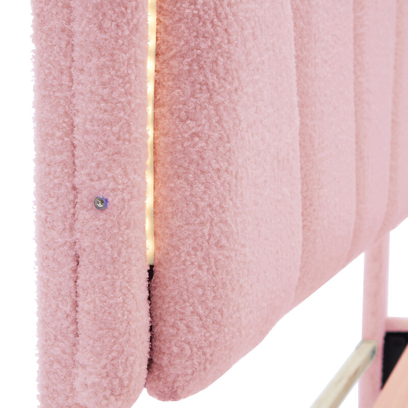Merax Platform Bed with LED Light