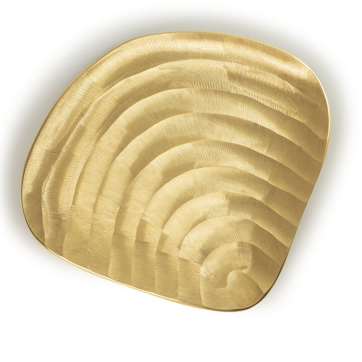 Zest Gold Decorative Tray 12"