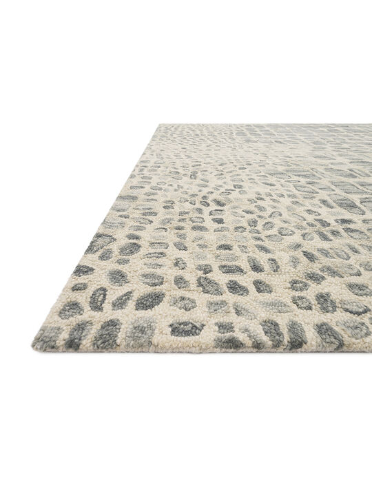 Masai MAS03 Silver Grey/Ivory 7'9" x 9'9" Rug