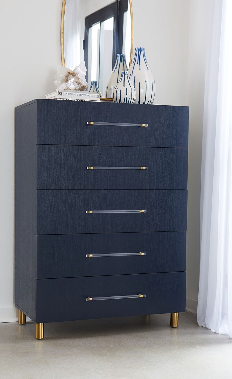 Argento Five Drawer Chest