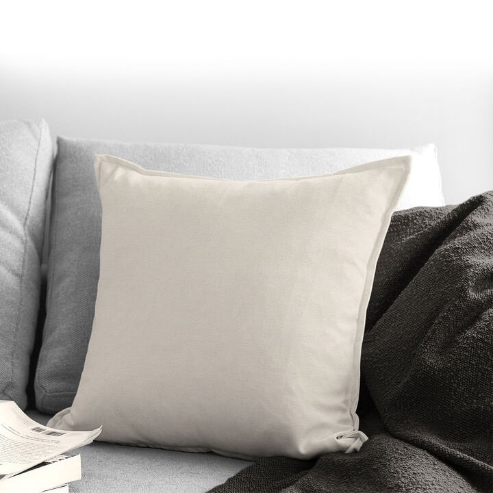 6ix Tailors Fine Linens Braxton Natural Decorative Throw Pillows