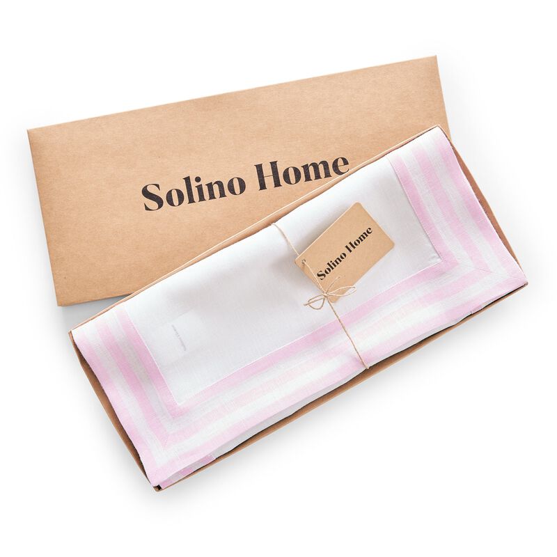 Solino Home 100% Pure Linen Table Runner | Mila