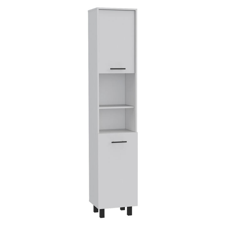 DEPOT E-SHOP Ikaria Kitchen Pantry, Two Shelves, Three Interior, Shelves