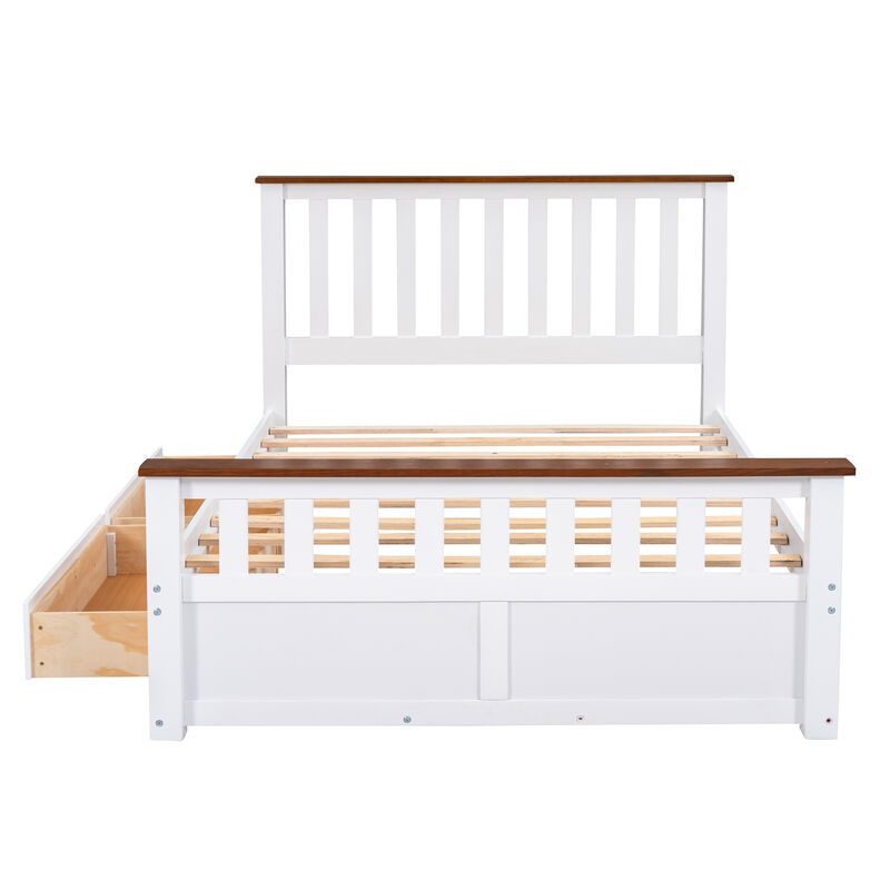 Merax Platform Bed with 2 Drawers