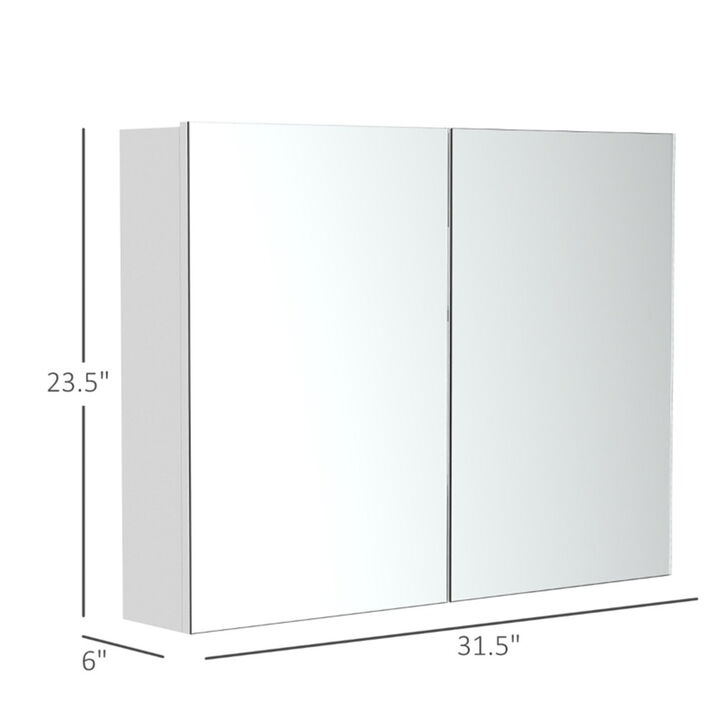 Rectangular Wall Mirror for Bathroom, Bedroom, or Entryway