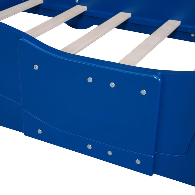 Merax Race Car Platform Bed with Wheels