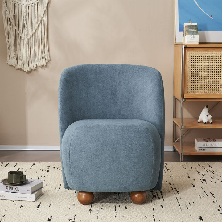Merax Modern Armless Accent Chair Home Chair