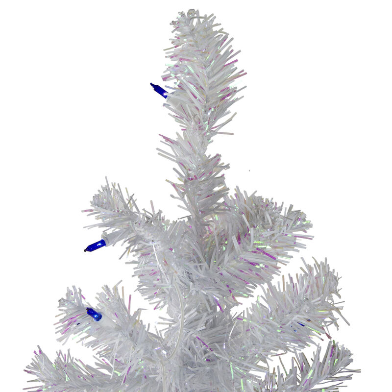 4' Pre-Lit Medium Pine Artificial Christmas Tree - Blue Lights
