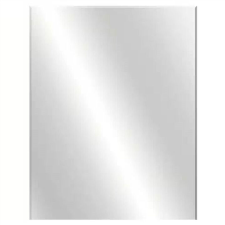 Flush Mount Bathroom Wall Mirror for Vertical or Horizontal Hanging