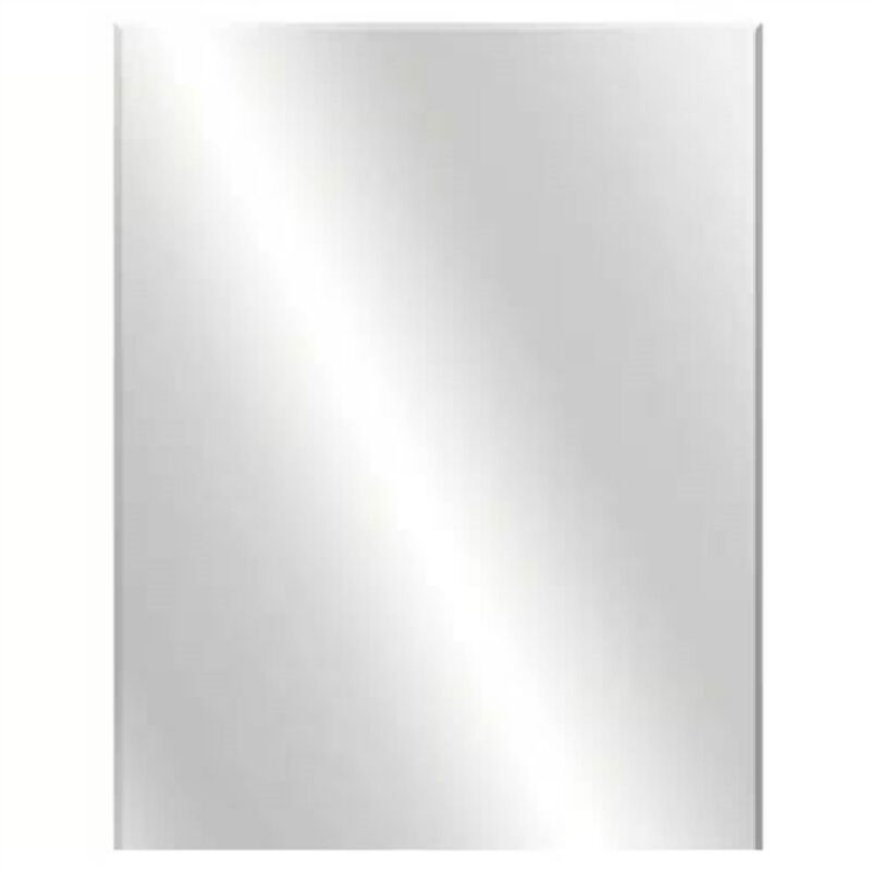 Flush Mount Bathroom Wall Mirror for Vertical or Horizontal Hanging