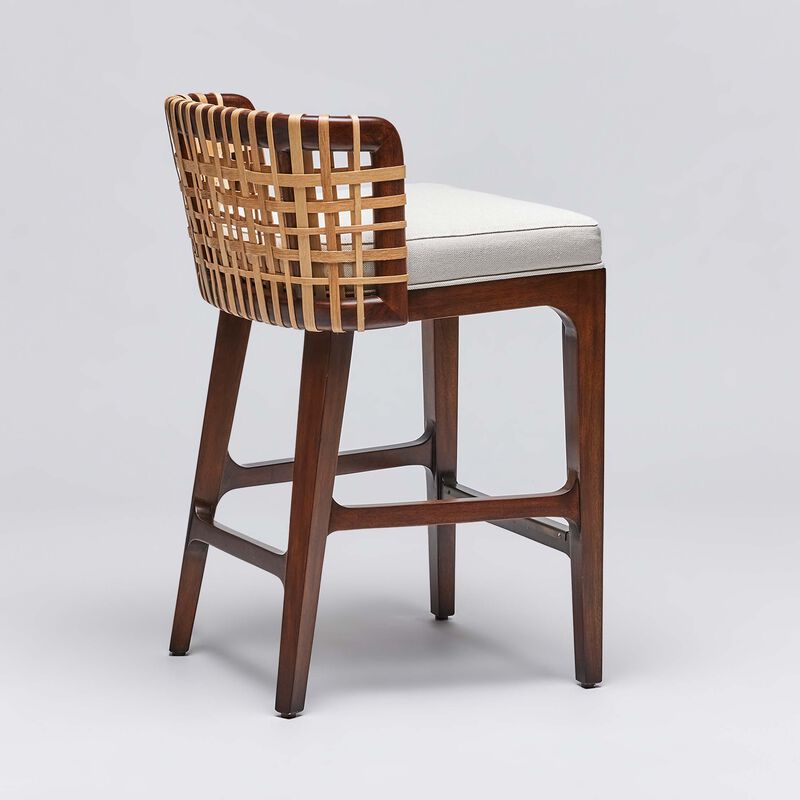 Palms Counter Stool - Grey Ceruse