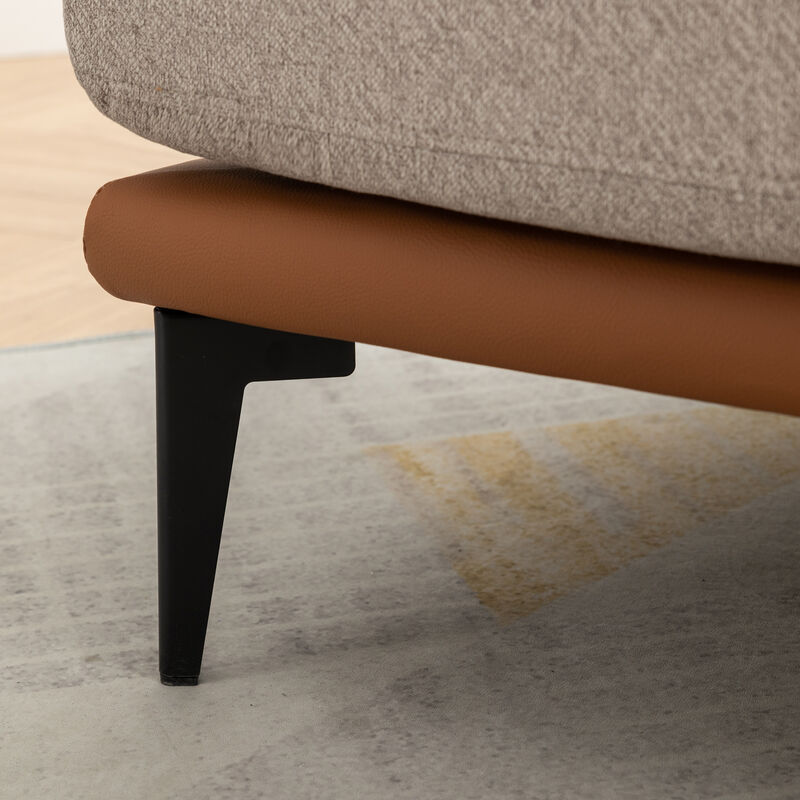 Merax Modern  Barrel Chair Upholstered Accent Chair