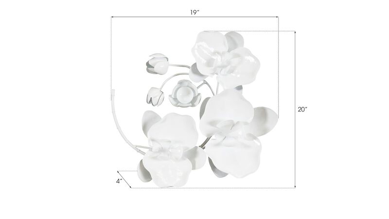 Orchid Sprig Small Wall Art