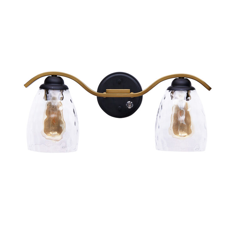 Teamson Home - Heidi Dimmable 2-Light Bathroom Vanity Light