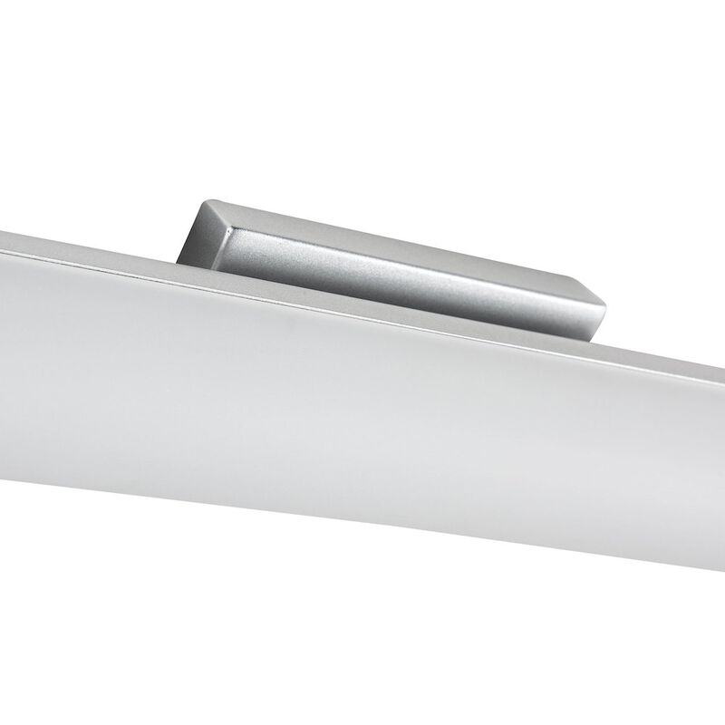 VONN Lighting Integrated AC LED ADA Compliant Bathroom Wall Lighting Fixture in Silver