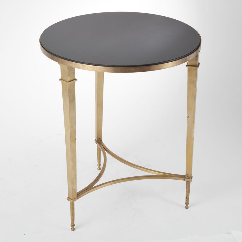 Round French Square Leg Table