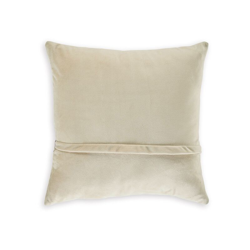 Throw Pillow Set of 4, 20 Inch, Polyester, Medallion Print, Brown, Gray -