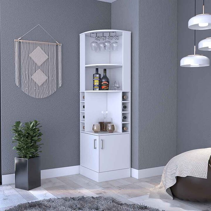 Seattle Corner  Bar Cabinet