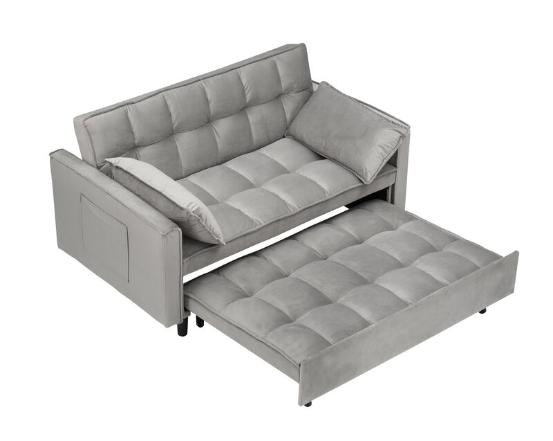 Merax Velvet Loveseat Futon Sofa Couch
