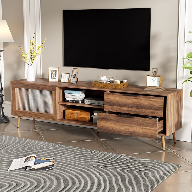 Merax Modern Entertainment Center TV Stand Console Table