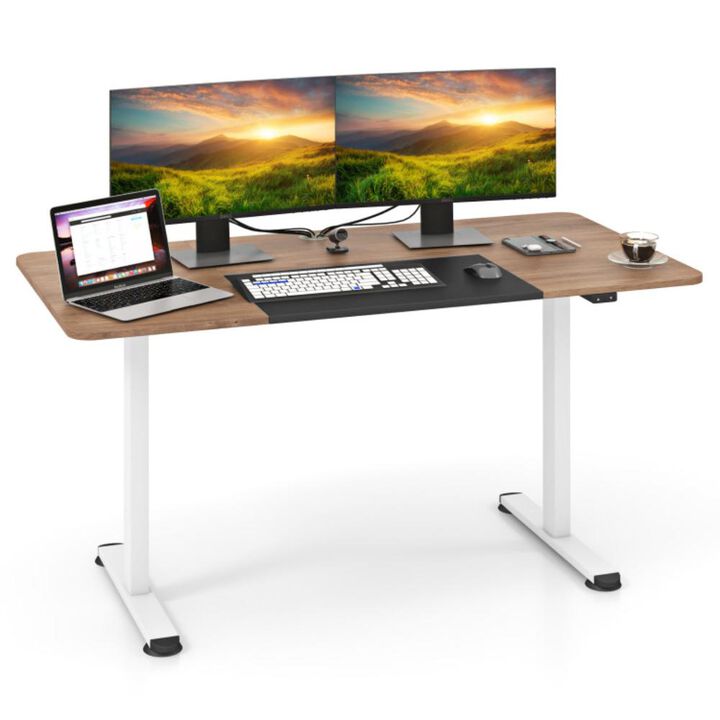 Hivvago 55 Inch Electric Standing Desk Adjustable with Cable Management Hole